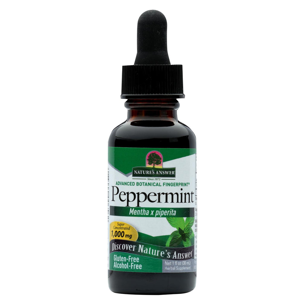 Nature's Answer - Peppermint Leaf Alcohol Free - 1 Fl Oz