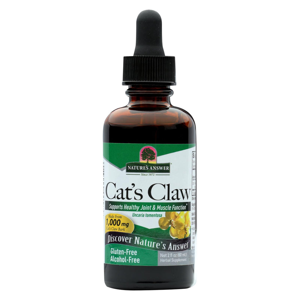 Nature's Answer - Cat's Claw Inner Bark Alcohol Free - 2 Fl Oz