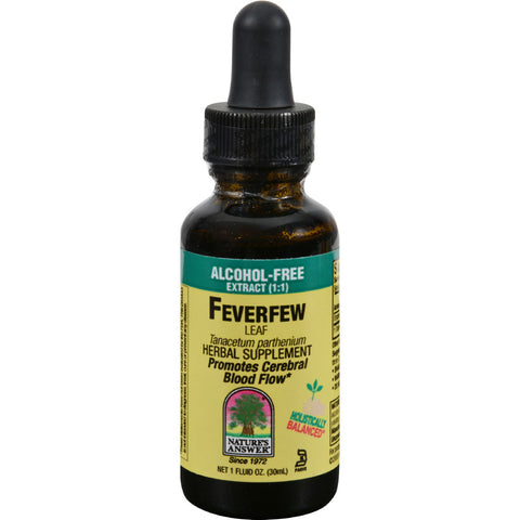 Nature's Answer - Feverfew Leaf Alcohol Free - 1 Fl Oz