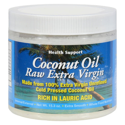 Health Support Raw Coconut Oil - 15.3 Fl Oz