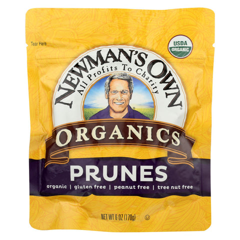 Newman's Own Organics Pitted Prunes - Organic - Case Of 12 - 6 Oz.