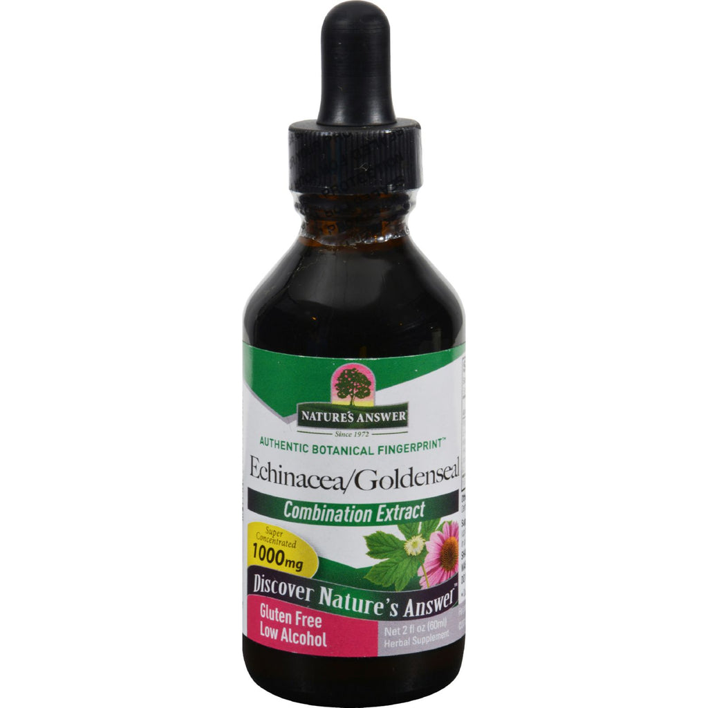 Nature's Answer - Echinacea And Goldenseal - 2 Fl Oz