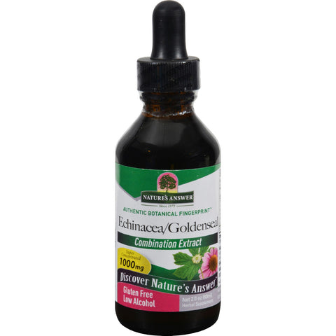 Nature's Answer - Echinacea And Goldenseal - 2 Fl Oz