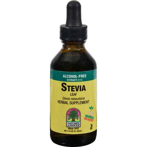 Nature's Answer - Stevia Leaf Extract - Alcohol-free - 2 Fl Oz