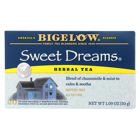 Bigelow Tea Sweet Dreams Herb Tea - Case Of 6 - 20 Bag