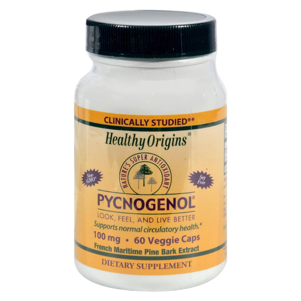 Healthy Origins Pycnogenol - 100 Mg - 60 Vegetarian Capsules