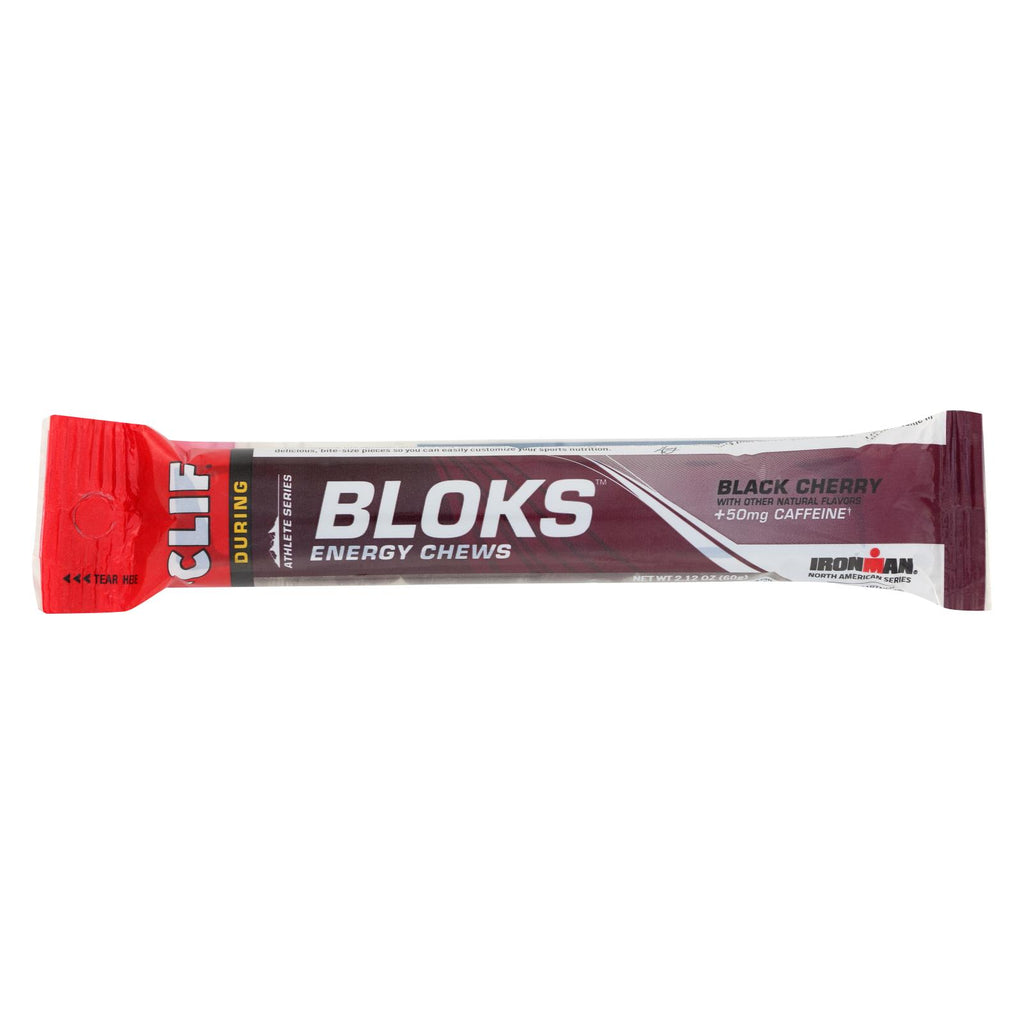 Clif Bar Clif Shot Bloks - Organic Black Cherry - Case Of 18 - 2.1 Oz