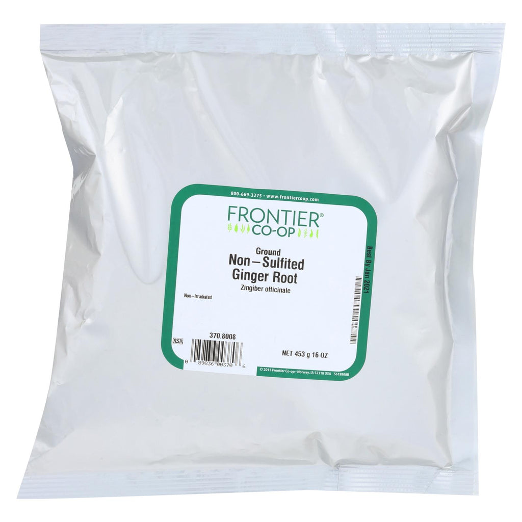 Frontier Herb Ginger Root - Powder - Ground - Bulk - 1 Lb