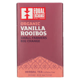 Equal Exchange Organic Herbal Tea Vanilla Rooibos - Vanilla - Case Of 6 - 20 Bags