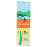 World Centric Straws - 7.75 In - Compostable - 50 Count - Case Of 24