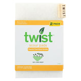 Twist Scour Pads - 2 Pads - 1 Count - Case Of 12