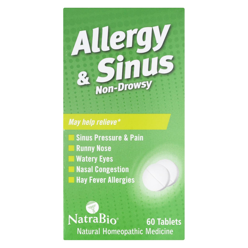 Natrabio Allergy And Sinus Non-drowsy - 60 Tablets