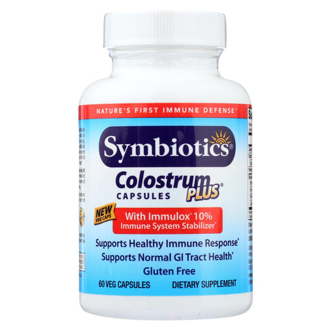 Symbiotics Colostrum Plus - 60 Capsules