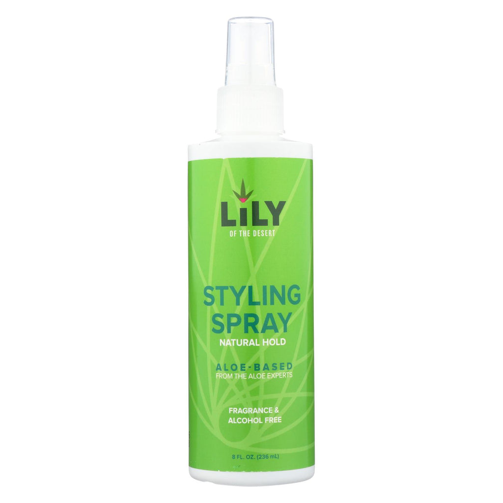 Lily Of The Desert - Styling Spray Natural Hold - Case Of 1 - 8 Fl Oz.