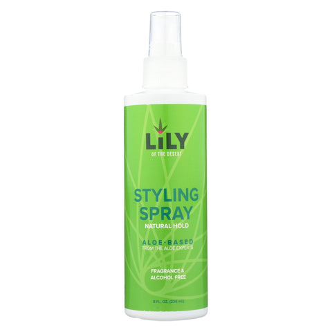 Lily Of The Desert - Styling Spray Natural Hold - Case Of 1 - 8 Fl Oz.