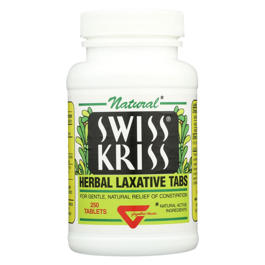 Modern Natural Products Swiss Kriss Herbal Laxative - 250 Tablets