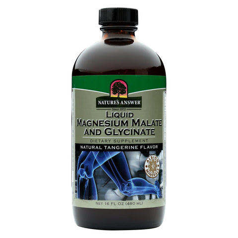 Nature's Answer - Magnesium Malate And Glycinate - Liquid - 16 Fl Oz