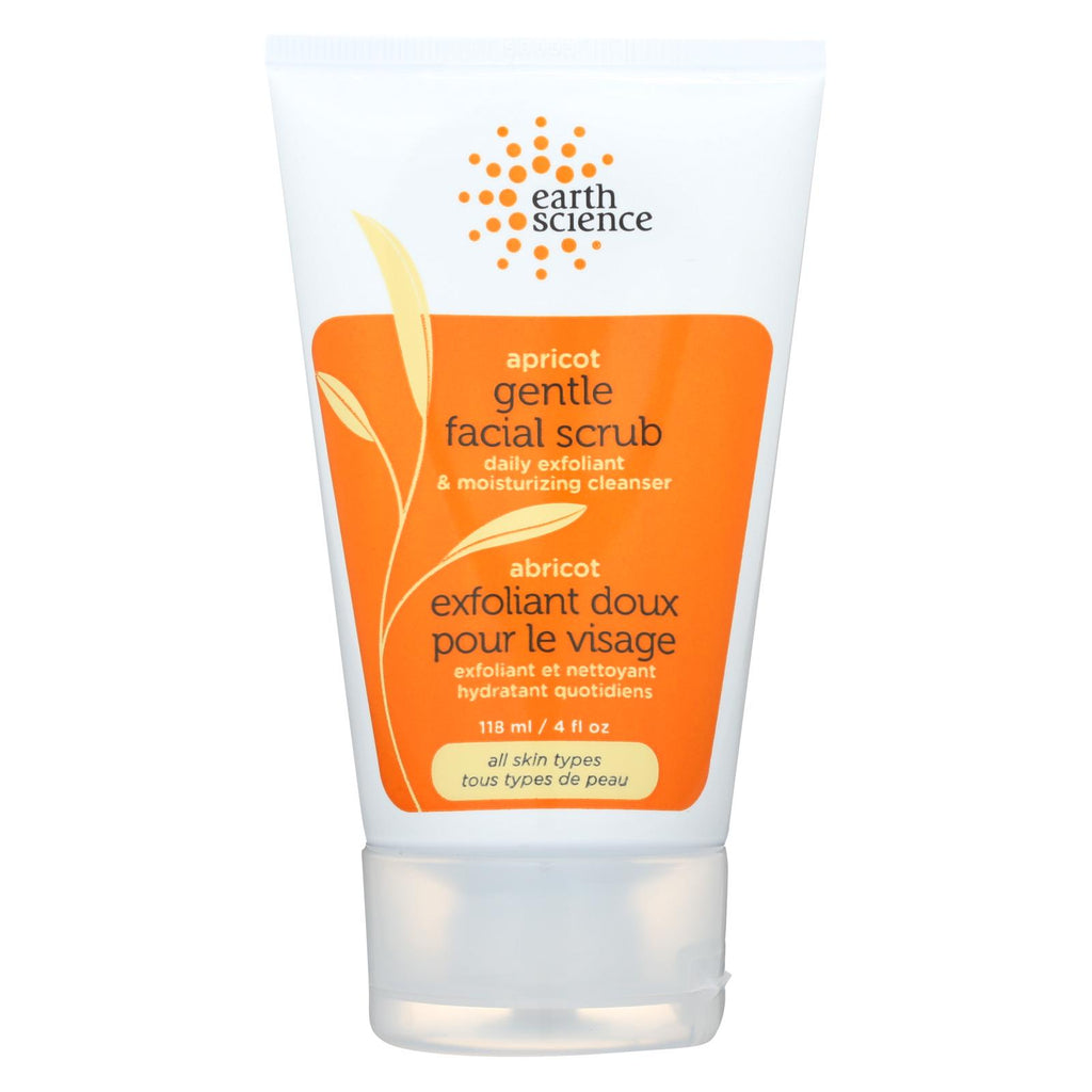 Earth Science Facial Scrub Apricot Gentle - 4 Fl Oz