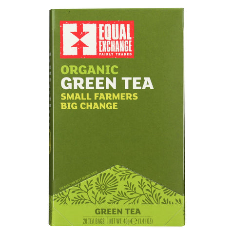 Equal Exchange Organic Green Tea - Green Tea - Case Of 6 - 20 Bags