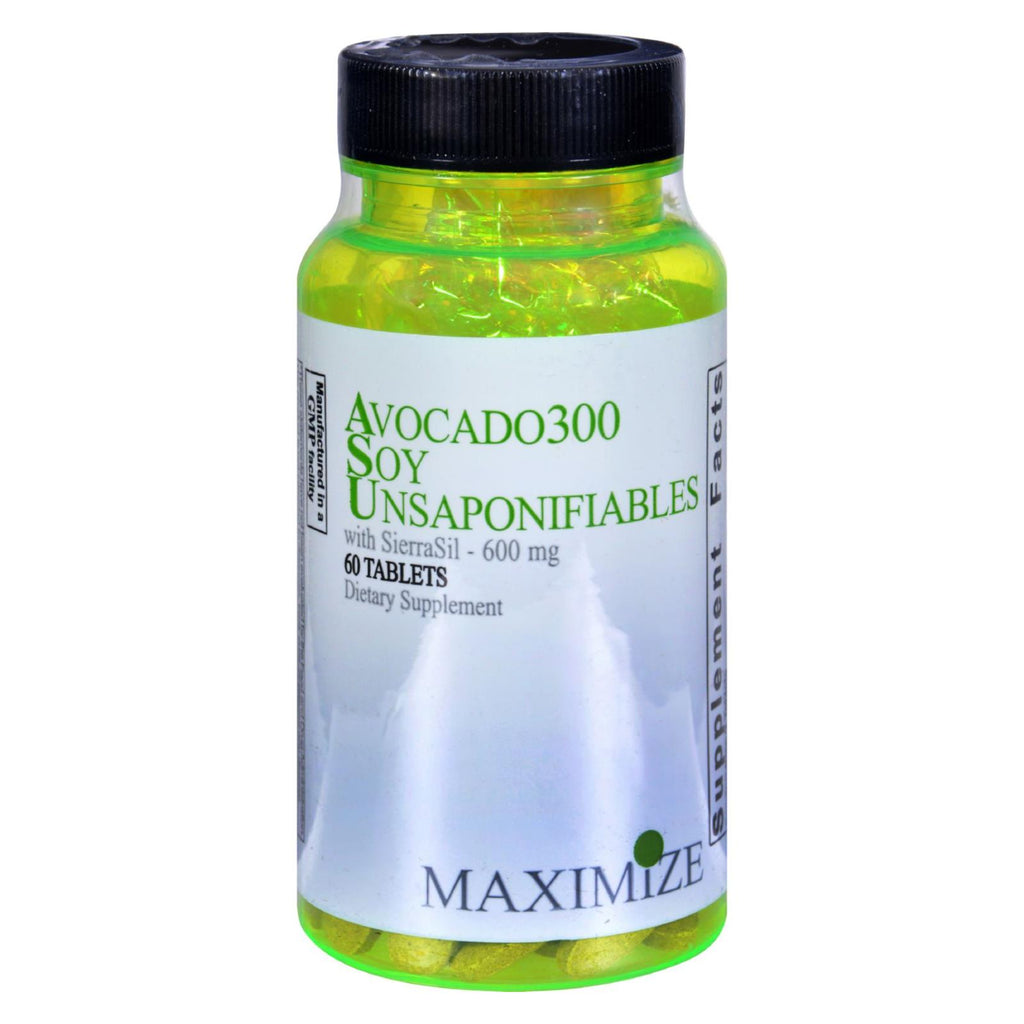 Maximum International Avocado 300 Soy Unsaponifiables With Sierrasil - 600 Mg - 60 Tablets