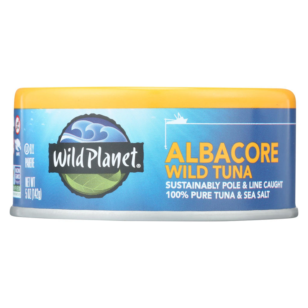 Wild Planet Albacore Tuna - Low Mercury - Case Of 12 - 5 Oz.