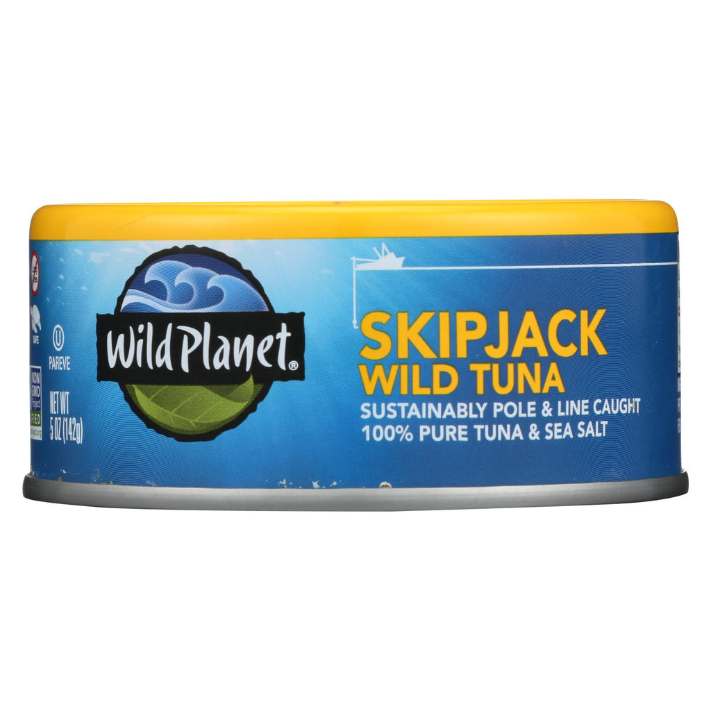 Wild Planet Wild Skipjack Light Tuna - Case Of 12 - 5 Oz.