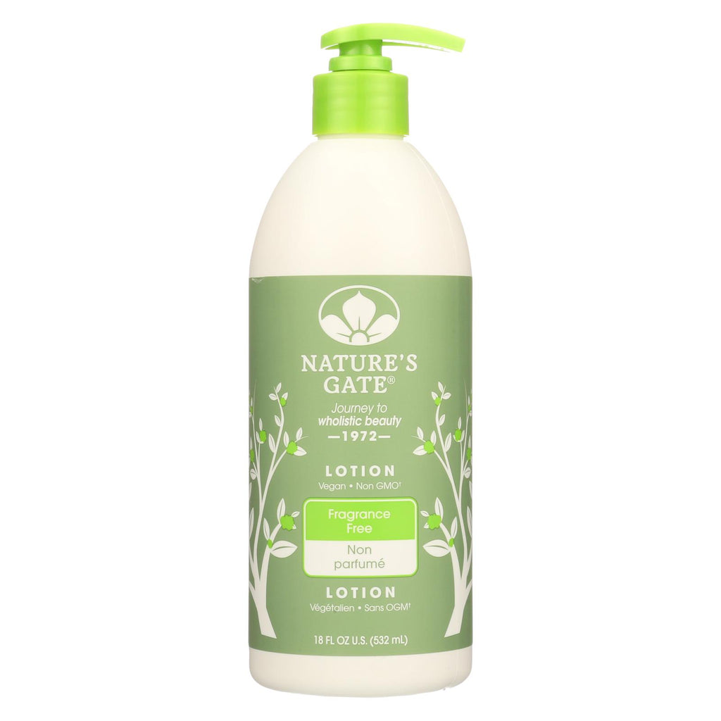 Nature's Gate Moisturizing Lotion For Sensitive Skin Fragrance Free - 18 Fl Oz