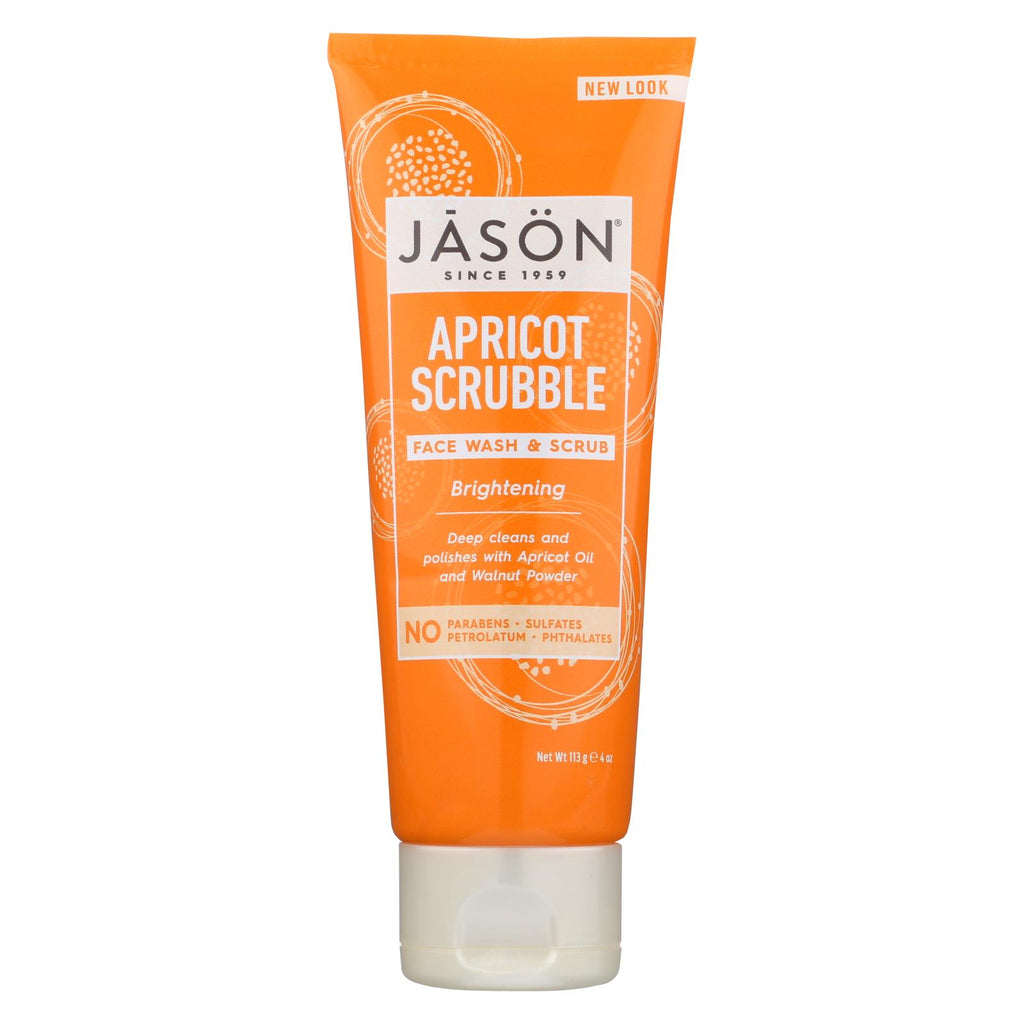 Jason Facial Wash And Scrub Apricot Scrubble - 4 Fl Oz