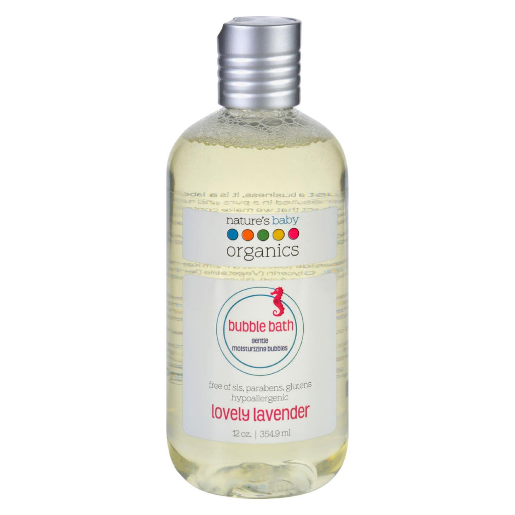 Nature's Baby Organics Bubble Bath - Moisturizing - Lovely Lavender - 12 Oz