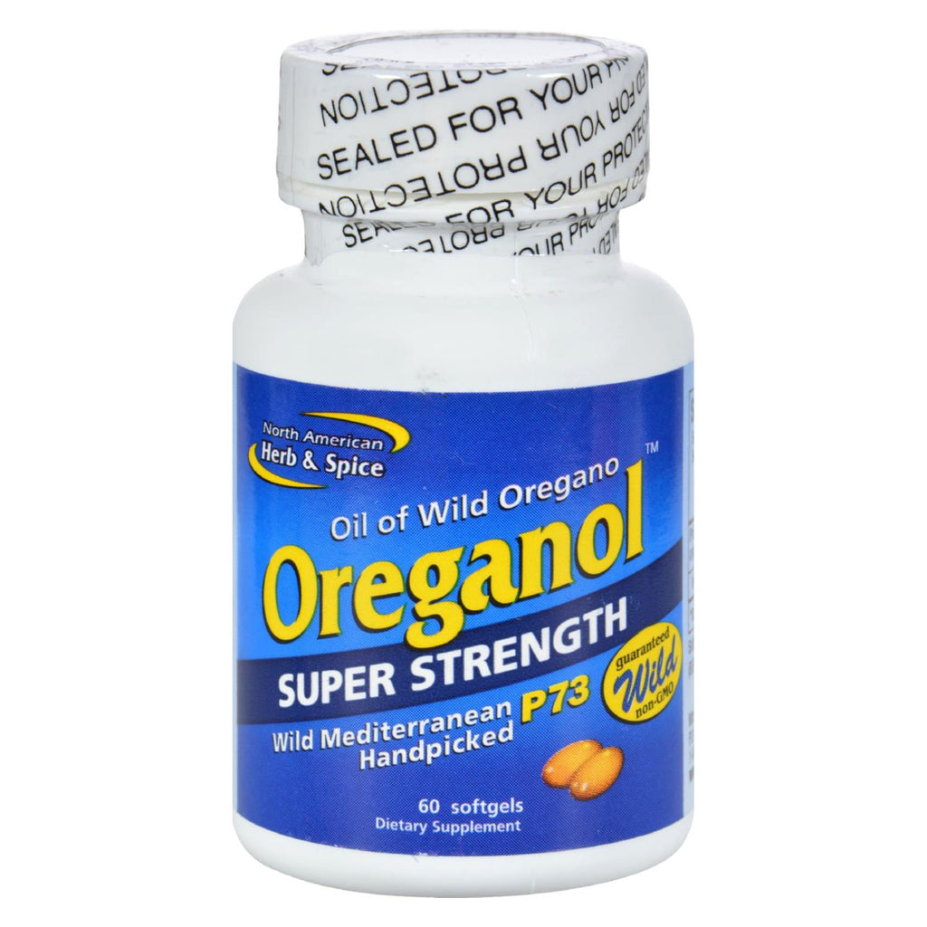 North American Herb And Spice Oreganol Oil Of Oregano Super Strength - 60 Softgels