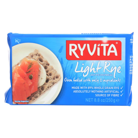 Ryvita Crispbread - Crunch Light Rye - Case Of 10 - 8.8 Oz.