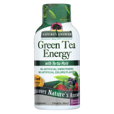 Nature's Answer - Green Tea Energy Display Center Case - Case Of 12 - 2 Oz