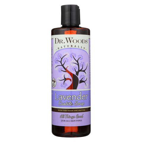 Dr. Woods Shea Vision Pure Castile Soap Lavender With Organic Shea Butter - 16 Fl Oz