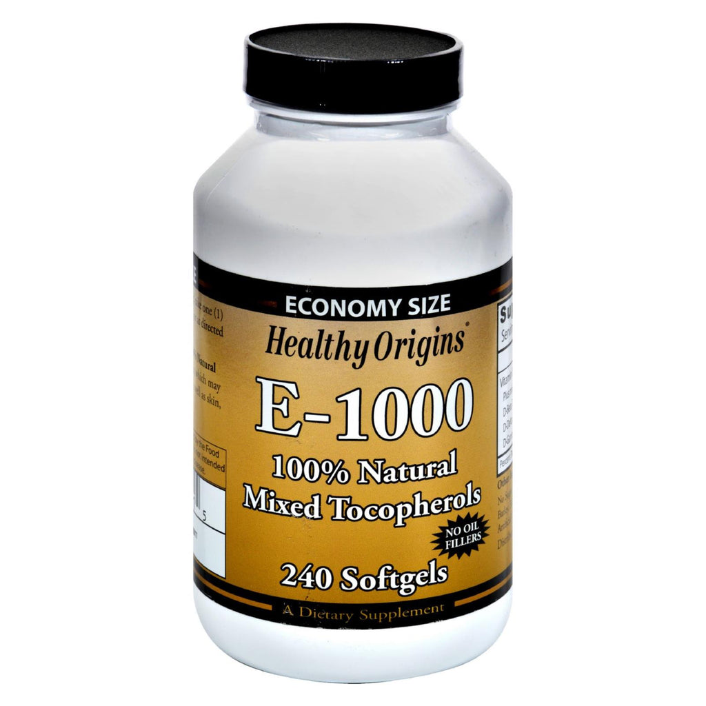 Healthy Origins E-1000 - 1000 Iu - 240 Softgels