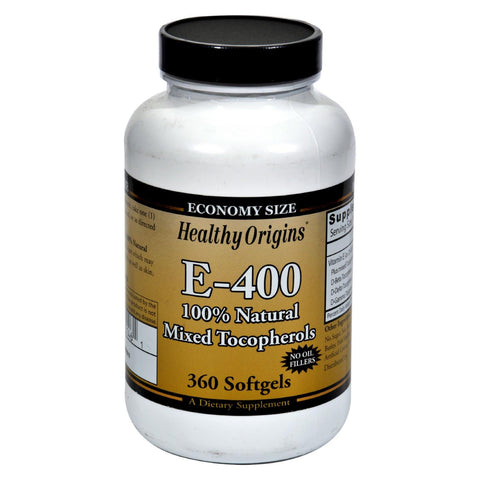 Healthy Origins E-400 - 400 Iu - 360 Softgels