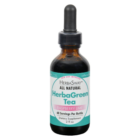 Herbasway Laboratories Herbagreen Tea Raspberry Lime - 2 Fl Oz