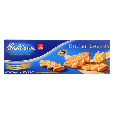 Bahlsen Cookies - Butter Leaves - 4.4 Oz - Case Of 12