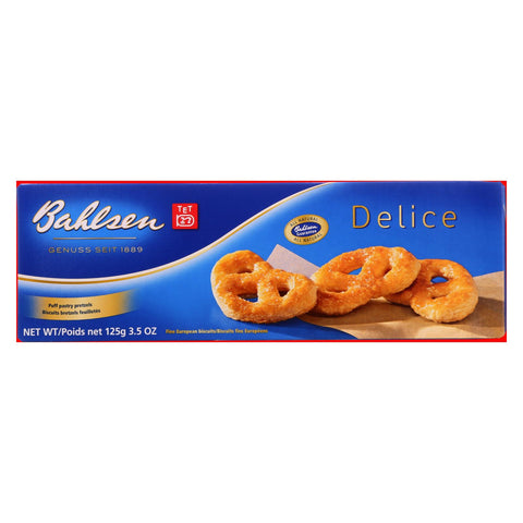 Bahlsen Pastry Twist - Delice - 3.5 Oz - Case Of 12