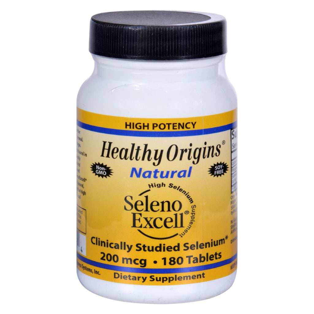 Healthy Origins Seleno Excell Selenium - 200 Mcg - 180 Tablets