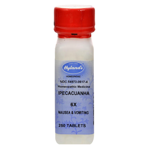 Hylands Homeopathic Ipecacuanha 6x - 250 Tablets