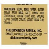 Dickinson - Lemon Curd - Case Of 6 - 10 Oz.