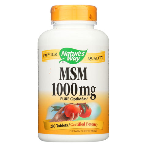 Nature's Way - Msm - 1000 Mg - 200 Tablets