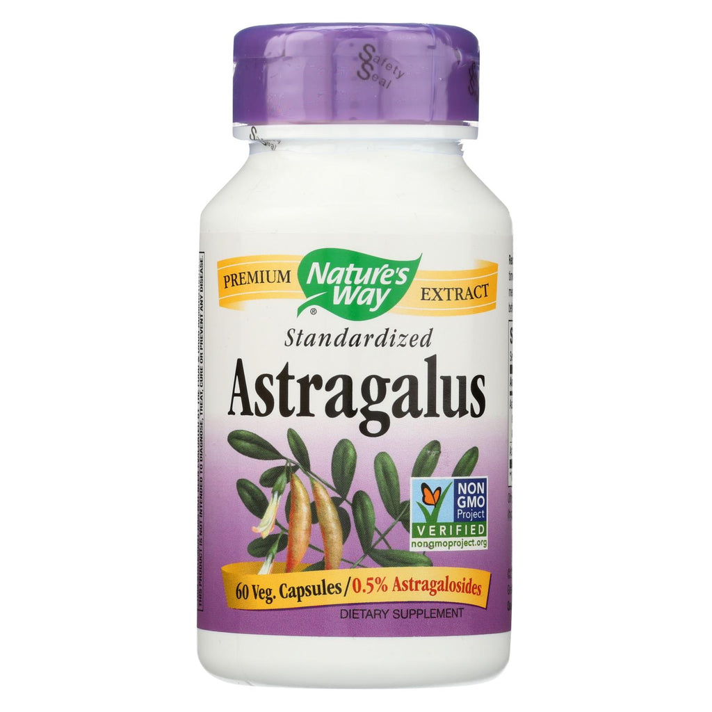 Nature's Way - Standardized Astragalus Root - 60 Vegetarian Capsules