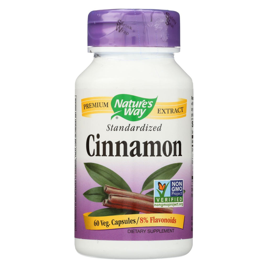 Nature's Way - Cinnamon Standardized - 60 Vcaps