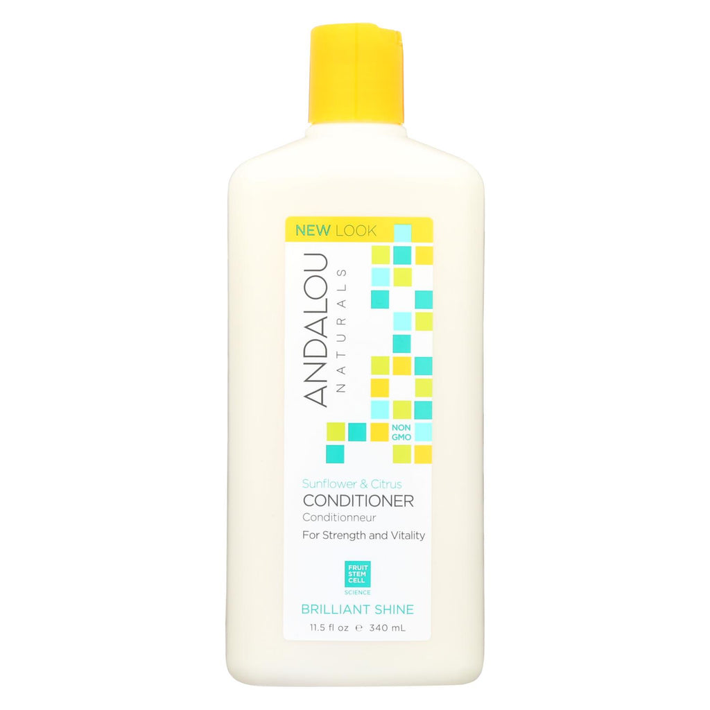 Andalou Naturals Brilliant Shine Conditioner Sunflower And Citrus - 11.5 Fl Oz