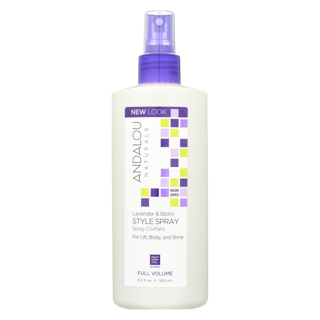 Andalou Naturals Full Volume Style Spray Lavender And Biotin - 8.2 Fl Oz