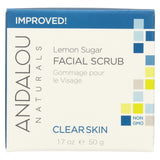 Andalou Naturals Clarifying Facial Scrub Lemon Sugar - 1.7 Fl Oz