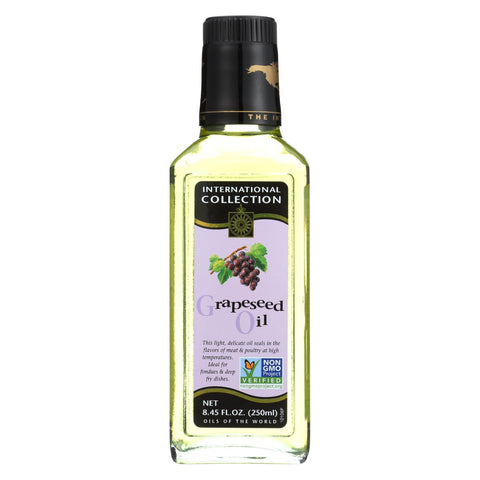 International Collection Grapeseed Oil - Case Of 6 - 8.45 Fl Oz.