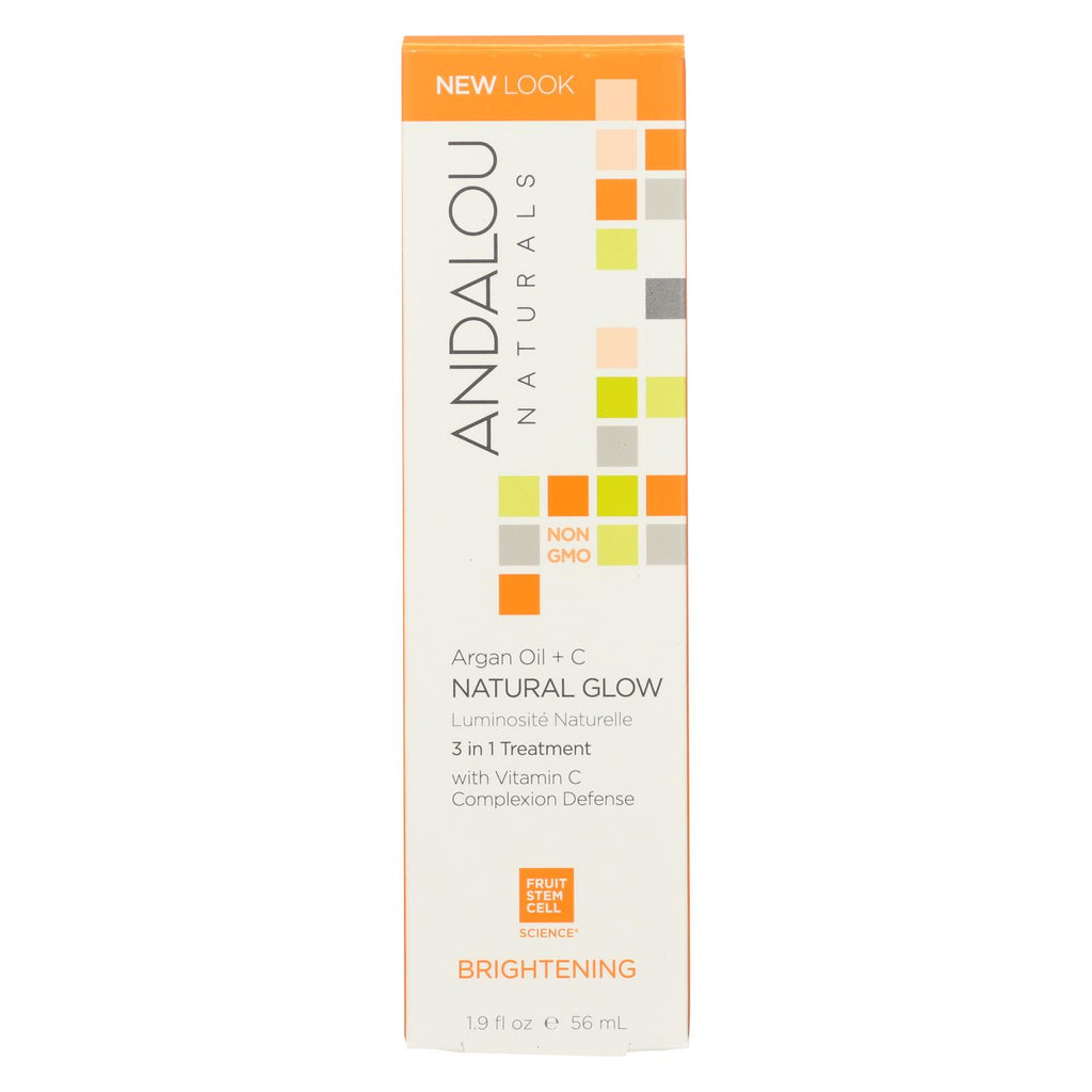 Andalou Naturals Argan And Omega Natural Glow 3 In 1 Treatment - 1.9 Fl Oz