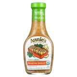 Annie's Naturals Vinaigrette Organic Roasted Garlic - Case Of 6 - 8 Fl Oz.